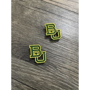Baylor University College Team Charm For Crocs Shoe Charms - 2 Pieces